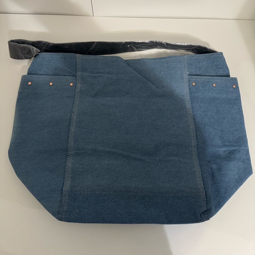 Victoria's Secret Light Blue Denim Tote - Picture 6 of 7